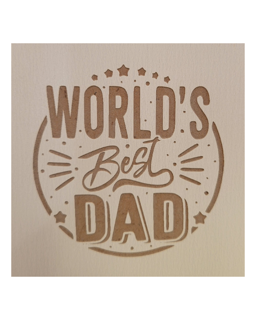 World's Best Dad Wooden Gift Box