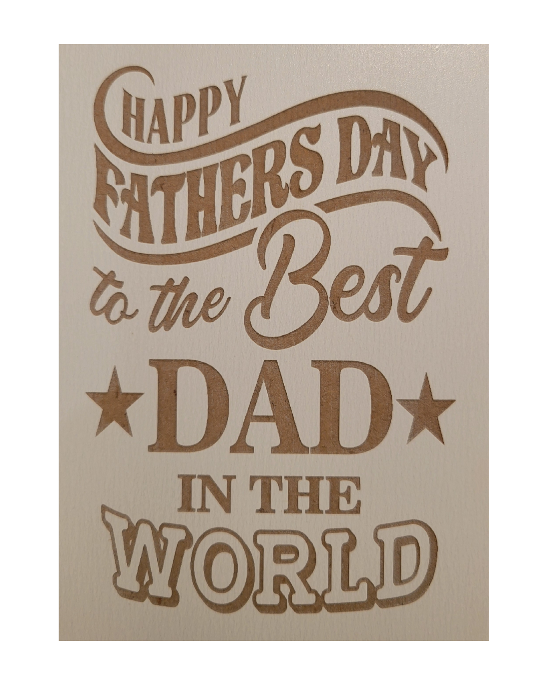 Happy Father's Day Wooden Gift Box