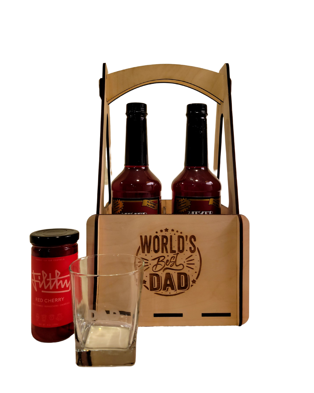 World's Best Dad Large Bottle Caddy